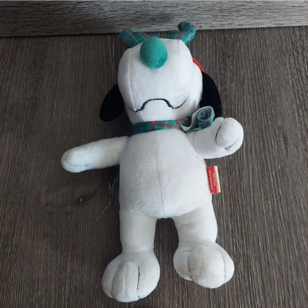 Peanuts for Pets Holiday Snoopy Reindeer Squeaky Dog Fetch Toy 9